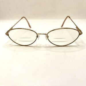 Lawrence Eyewear Eyeglasses Salmon 1M596 Designer Frames Only  Gold 53-17-135